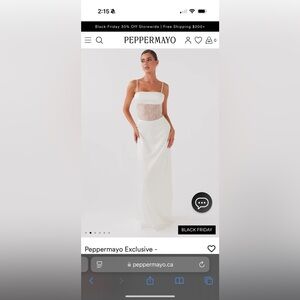 Peppermayo Palais Royale Maxi Dress Size 6